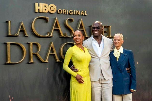 House Of The Dragon Season 3 Madrid Premiere - Red Carpet Arrivals Phoebe Campbell (L), Steve Toussaint (C) and Bethany Antonia (R) attend the premiere of the season 3 of House Of The Dragon at the Terraza del Campo del Moro . June 22, 2026. (ALTERPHOTOS S.Villarroel) MadridSpain  Copyright: xS.Villarroelx