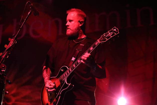 Jasen Rauch von der Band Breaking Benjamin bei einem Konzert im Huxleys Neue Welt in Berlin, 22. Juni 2026. Breaking Benjamin Konzert Berlin
