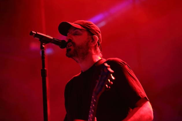 Benjamin Burnley von der Band Breaking Benjamin bei einem Konzert im Huxleys Neue Welt in Berlin, 22. Juni 2026. Breaking Benjamin Konzert Berlin