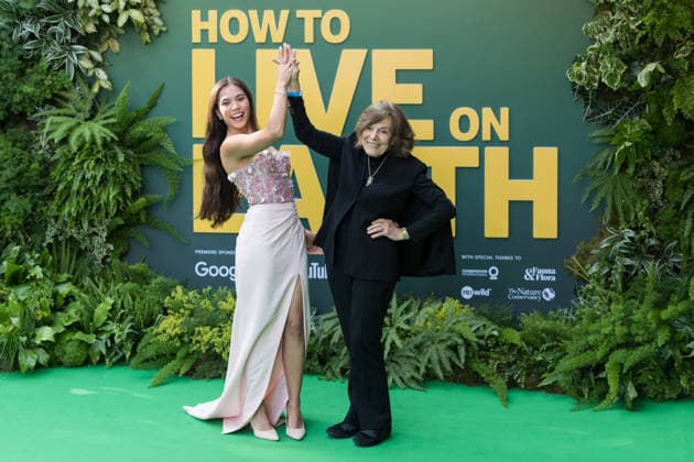 How To Live On Earth World Premiere in London LONDON, UNITED KINGDOM - JUNE 22: Xiye Bastida and Dr. Slyvia Earle attend the world premiere of How To Live On Earth at Odeon Luxe Leicester Square in London, United Kingdom on June 22, 2026. Wiktor Szymanowicz Anadolu London United Kingdom. Editorial use only. Please get in touch for any other usage.  Copyright: x2026xAnadoluxWiktorxSzymanowiczx