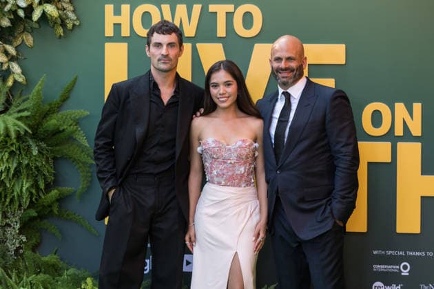 How To Live On Earth World Premiere in London LONDON, UNITED KINGDOM - JUNE 22: Dan O Neill, Xiye Bastida and Sam Kass attend the world premiere of How To Live On Earth at Odeon Luxe Leicester Square in London, United Kingdom on June 22, 2026. Wiktor Szymanowicz Anadolu London United Kingdom. Editorial use only. Please get in touch for any other usage.  Copyright: x2026xAnadoluxWiktorxSzymanowiczx
