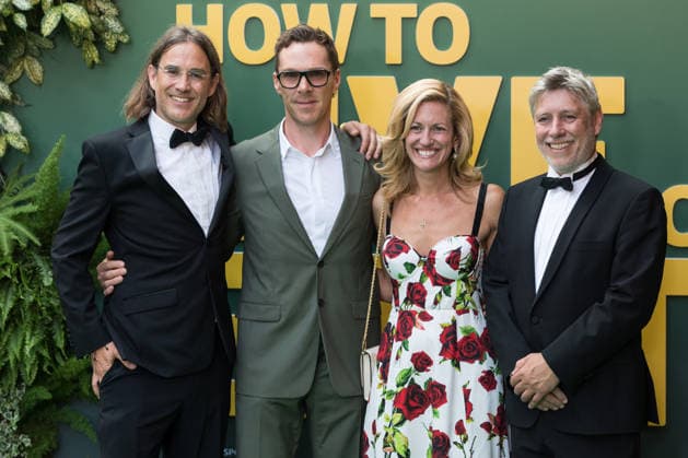 How To Live On Earth World Premiere in London LONDON, UNITED KINGDOM - JUNE 22: Fredi Devas (L), Benedict Cumberbatch (2L) and Jonnie Hughes (R) attend the world premiere of How To Live On Earth at Odeon Luxe Leicester Square in London, United Kingdom on June 22, 2026. Wiktor Szymanowicz Anadolu London United Kingdom. Editorial use only. Please get in touch for any other usage.  Copyright: x2026xAnadoluxWiktorxSzymanowiczx