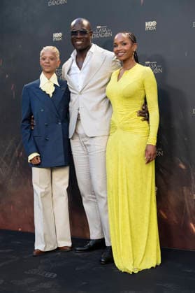 June 22, 2026, Madrid, Spain: (L-R) Actors Phoebe Campbell, Steve Toussaint and Bethany Antonia attend the premiere of the season 3 of House Of The Dragon at the Terraza del Campo del Moro. Madrid Spain  - ZUMAs197 20260622_aaa_s197_137 Copyright: xAtilanoxGarciax
