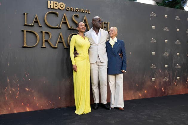 June 22, 2026, Madrid, Spain: (L-R) Actors Phoebe Campbell, Steve Toussaint and Bethany Antonia attend the premiere of the season 3 of House Of The Dragon at the Terraza del Campo del Moro. Madrid Spain  - ZUMAs197 20260622_aaa_s197_143 Copyright: xAtilanoxGarciax