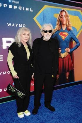 Deborah Harry, Chris Stein at arrivals for SUPERGIRL Premiere, The Plaza at 300 Ashland Photo, Brooklyn, NY, June 22, 2026. Photo By: Kristin Callahan Everett Collection SUPERGIRL Premiere PUBLICATIONXNOTxINxCANxCHNxFRAxITAxJPNxNORxPOLxRUSxESPxUKxUSA