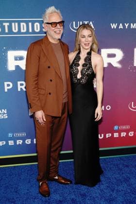 James Gunn, Jennifer Holland at arrivals for SUPERGIRL Premiere, The Plaza at 300 Ashland Photo, Brooklyn, NY, June 22, 2026. Photo By: Kristin Callahan Everett Collection SUPERGIRL Premiere PUBLICATIONXNOTxINxCANxCHNxFRAxITAxJPNxNORxPOLxRUSxESPxUKxUSA