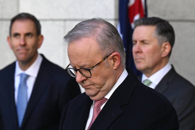 ANTHONY ALBANESE TAX PRESSER, Australian Prime Minister Anthony Albanese speaks to the media during a press conference at Parliament House in Canberra, Tuesday, June 23, 2026. ( NO ARCHIVING CANBERRA ACT AUSTRALIA  Copyright: xLUKASxCOCHx 20260623133777384896