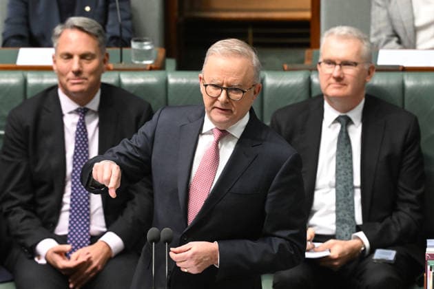 QUESTION TIME, Australian Prime Minister Anthony Albanese speaks during Question Time in the House of Representatives at Parliament House in Canberra, Tuesday, June 23, 2026. ( NO ARCHIVING CANBERRA AUSTRALIAN CAPITAL TERRITORY AUSTRALIA  Copyright: xLUKASxCOCHx 20260623187659532115