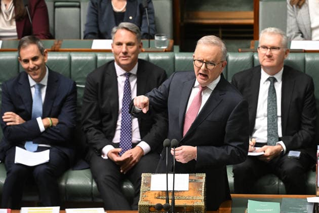 QUESTION TIME, Australian Prime Minister Anthony Albanese speaks during Question Time in the House of Representatives at Parliament House in Canberra, Tuesday, June 23, 2026. ( NO ARCHIVING CANBERRA AUSTRALIAN CAPITAL TERRITORY AUSTRALIA  Copyright: xLUKASxCOCHx 20260623198318347383