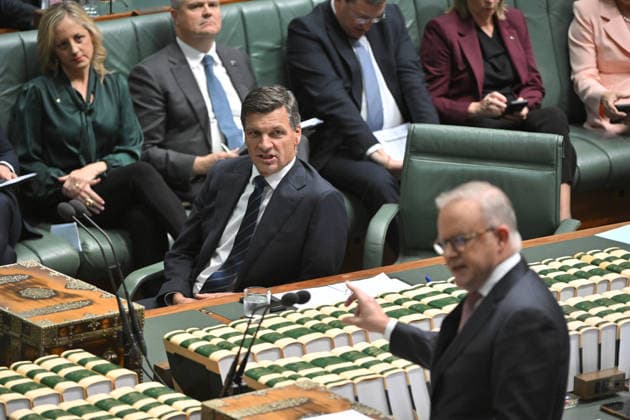 QUESTION TIME, Leader of the Opposition Angus Taylor and Prime Minister Anthony Albanese during Question Time in the House of Representatives at Parliament House in Canberra, Tuesday, June 23, 2026. ( NO ARCHIVING CANBERRA AUSTRALIAN CAPITAL TERRITORY AUSTRALIA  Copyright: xMICKxTSIKASx 20260623144548736036