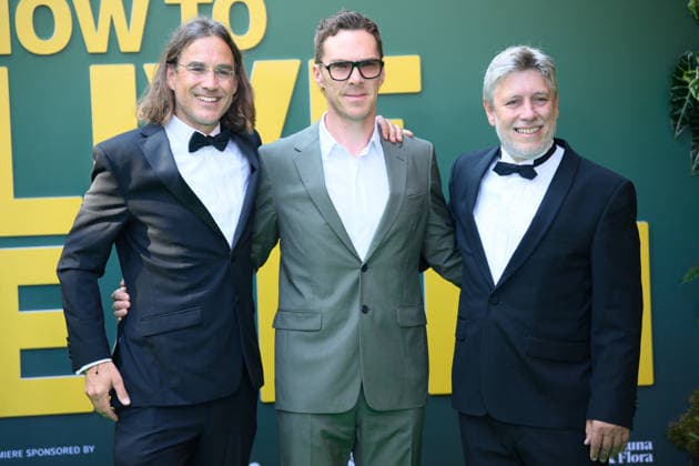 How To Live On Earth World Premiere Arrivals at Odeon Luxe, Leicester Square, London, UK - 22 June 2026 (L-R) - Fredi Devas, Benedict Cumberbatch and Jonnie Hughes attends How To Live On Earth World Premiere at Odeon Luxe, Leicester Square, London, England, UK on Monday 22 June, 2026., Credit:Justin Ng Avalon UK, England, London, Odeon Luxe, Leicester Square  Copyright: xJustinxNgx xAvalonx 1111865622