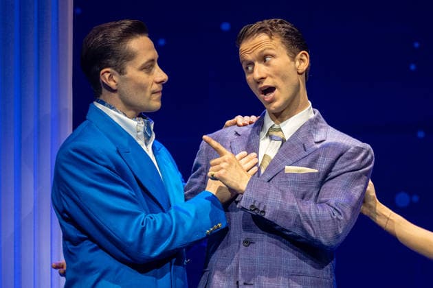 Sinatra The Musical at the Aldwych Theatre, London, UK 22 June 2026 The cast of Sinatra The Musical perform during a preview at the Aldwych Theatre, London, UK, on 22 June 2026. The musical stars Joel Harper-Jackson stars as Frank Sinatra, with Ana Villafane as the movie goddess Ava Gardner, Phoebe Panaretos as Frank™s first wife, Nancy Sinatra and the Olivier Award-winning Jenna Russell as Frank™s mother, Dolly Sinatra. The show features over 20 classic Sinatra hits and opens in June 2026., Credit:Pete Speller Avalon  Copyright: xPetexSpellerx xAvalonx 1111850928