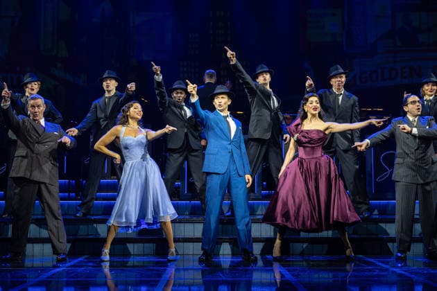Sinatra The Musical at the Aldwych Theatre, London, UK 22 June 2026 The cast of Sinatra The Musical perform during a preview at the Aldwych Theatre, London, UK, on 22 June 2026. The musical stars Joel Harper-Jackson stars as Frank Sinatra, with Ana Villafane as the movie goddess Ava Gardner, Phoebe Panaretos as Frank™s first wife, Nancy Sinatra and the Olivier Award-winning Jenna Russell as Frank™s mother, Dolly Sinatra. The show features over 20 classic Sinatra hits and opens in June 2026., Credit:Pete Speller Avalon  Copyright: xPetexSpellerx xAvalonx 1111851053