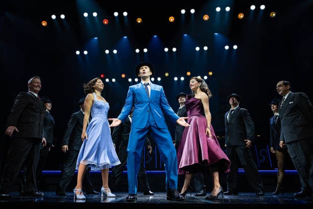 Sinatra The Musical at the Aldwych Theatre, London, UK 22 June 2026 The cast of Sinatra The Musical perform during a preview at the Aldwych Theatre, London, UK, on 22 June 2026. The musical stars Joel Harper-Jackson stars as Frank Sinatra, with Ana Villafane as the movie goddess Ava Gardner, Phoebe Panaretos as Frank™s first wife, Nancy Sinatra and the Olivier Award-winning Jenna Russell as Frank™s mother, Dolly Sinatra. The show features over 20 classic Sinatra hits and opens in June 2026., Credit:Pete Speller Avalon  Copyright: xPetexSpellerx xAvalonx 1111851148