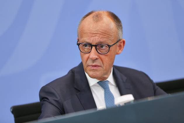 Berlin, Deutschland, 23.06.2026: Bundeskanzleramt: Übergabe des Berichts der Alterssicherungskommission: Bundeskanzler Friedrich Merz (CDU) *** Berlin, Germany, June 23, 2026, Federal Chancellery Copyright: xdtsxNachrichtenagenturx dts_124440