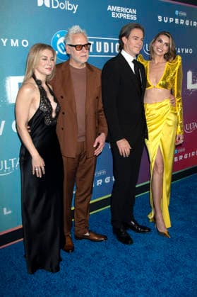 Jennifer Holland, James Gunn, Peter Safran und Natalia Safran bei der Weltpremiere des Kinofilms Supergirl an der Brooklyn Academy of Music. New York, 22.06.2026 *** Jennifer Holland, James Gunn, Peter Safran, and Natalia Safran at the world premiere of the movie Supergirl at the Brooklyn Academy of Music in New York, June 22, 2026,detected_source_language Foto:xB.xHinex xFuturexImagex supergirl_ny_6656