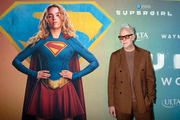 James Gunn bei der Weltpremiere des Kinofilms Supergirl an der Brooklyn Academy of Music. New York, 22.06.2026 *** James Gunn at the world premiere of the movie Supergirl at the Brooklyn Academy of Music in New York, June 22, 2026,detected_source_language Foto:xB.xHinex xFuturexImagex supergirl_ny_6660