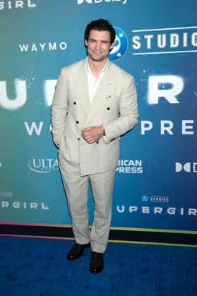 David Corenswet bei der Weltpremiere des Kinofilms Supergirl an der Brooklyn Academy of Music. New York, 22.06.2026 *** David Corenswet at the world premiere of the movie Supergirl at the Brooklyn Academy of Music in New York, June 22, 2026,detected_source_language Foto:xB.xHinex xFuturexImagex supergirl_ny_6698