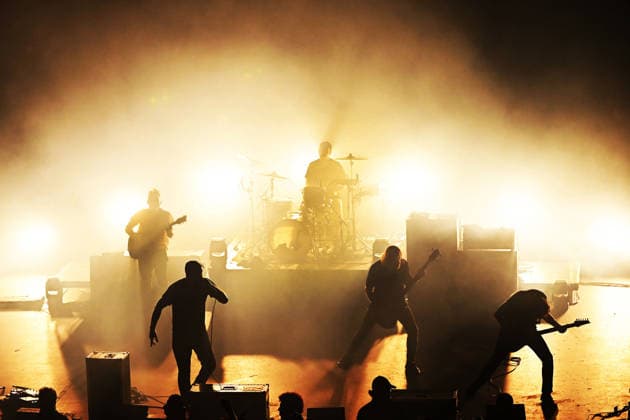 The Dillinger Escape Plan performing at Forum in London LONDON, ENGLAND - JUNE 22: Ben Weinman, Dimitri Minakakis, Billy Rymer, Liam Wilson and James Love of ˜The Dillinger Escape Plan™ performing at Forum on June 22, 2026 in London, England. CAP MAR MAR Great Britain UK Copyright: xMartinxHarris CapitalxPicturesx