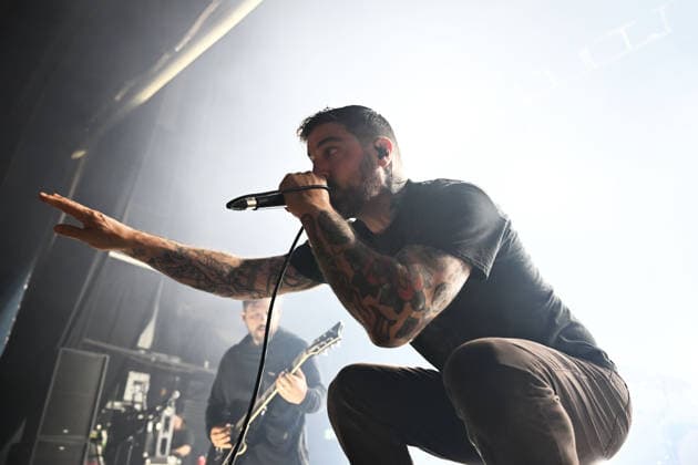 The Dillinger Escape Plan performing at Forum in London LONDON, ENGLAND - JUNE 22: Dimitri Minakakis of ˜The Dillinger Escape Plan™ performing at Forum on June 22, 2026 in London, England. CAP MAR MAR Great Britain UK Copyright: xMartinxHarris CapitalxPicturesx