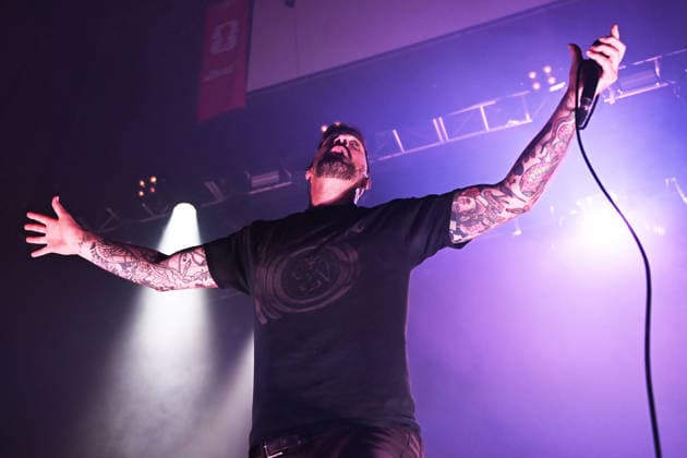 The Dillinger Escape Plan performing at Forum in London LONDON, ENGLAND - JUNE 22: Dimitri Minakakis of ˜The Dillinger Escape Plan™ performing at Forum on June 22, 2026 in London, England. CAP MAR MAR Great Britain UK Copyright: xMartinxHarris CapitalxPicturesx