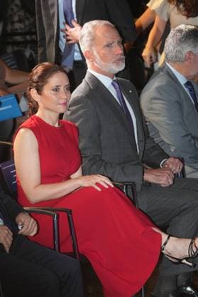 Spanish King Felipe VI attending the Rey de Espana de Periodismo awards 2026 in Madrid on Monday, 22 June 2026. In picture: King Felipe VI and Isabel Diaz Ayuso El rey Felipe VI preside la ceremonia de entrega de los premios Rey de Espana de Periodismo 2026 en Madrid el lunes 22 de junio de 2026 797 David Cordon Press Cordon Press 