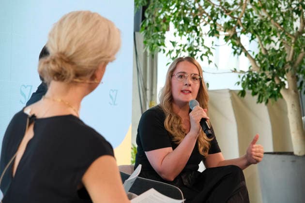 Katharina Dröge auf Podiumsdiskussion bei SZ Nachhaltigkeitsgipfel *** Katharina Dröge Participates in a Panel Discussion at the SZ Sustainability Summit,detected_source_language RECORD DATE NOT STATED