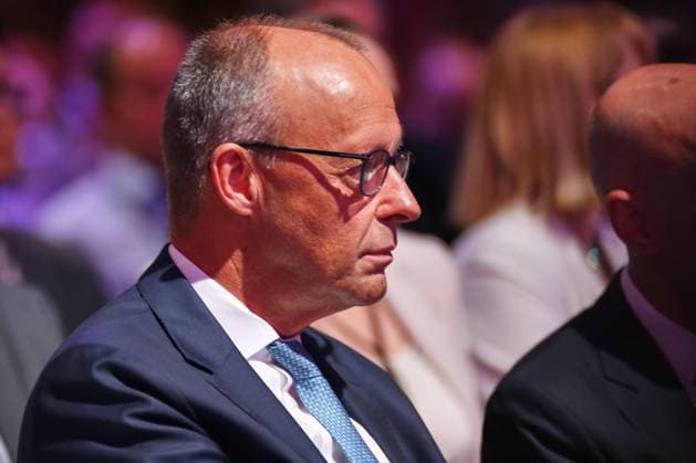 Berlin, Deutschland, 23.06.2026: EUREF-Campus: Tag der Industrie: Bundeskanzler Friedrich Merz (CDU) *** Berlin, Germany, June 23, 2026 EUREF Campus Industry Day Federal Chancellor Friedrich Merz, CDU,detected_source_language Copyright: xdtsxNachrichtenagenturx dts_124458