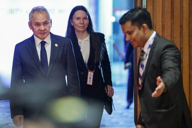 INDIA, NEW DELHI - JUNE 23, 2026: Russian Security Council Secretary Sergei Shoigu attends the BRICS National Security Advisers Meeting New Delhi India  - ZUMAt113 20260623_zaa_t113_023 Copyright: xMikhailxTereshchenkox