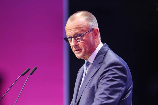 Berlin, Deutschland, 23.06.2026: EUREF-Campus: Tag der Industrie: Bundeskanzler Friedrich Merz (CDU) *** Berlin, Germany, June 23, 2026 EUREF Campus Industry Day Federal Chancellor Friedrich Merz, CDU,detected_source_language Copyright: xdtsxNachrichtenagenturx dts_124551
