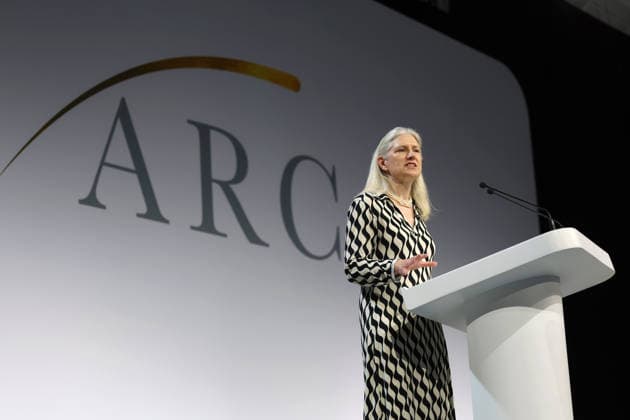 Baroness Philippa Stroud speaks at the Alliance for Responsible Citizenship Conference 2026. Image Licensed to Parsons Media. 23 06 2026. London, United Kingdom. The Alliance for Responsible Citizenship Conference 2026. Olympia London.  Copyright: xRyanxJenkinsonx xParsonsxMediax PAR-9215-0003