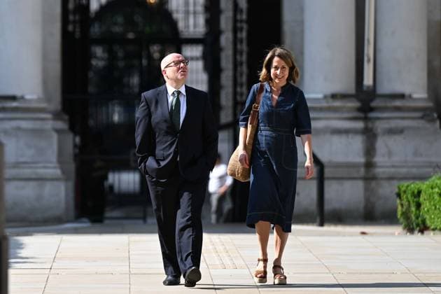 Weekly Cabinet Meeting in London LONDON, UNITED KINGDOM - JUNE 23: Britain s Attorney General Lord Hermer (L) and Secretary of State for Work and Pensions Liz Kendall (R) arrive at 10 Downing Street to attend the weekly Cabinet meeting in London, United Kingdom, on June 23, 2026. Rasid Necati Aslim Anadolu London United Kingdom. Editorial use only. Please get in touch for any other usage.  Copyright: x2026xAnadoluxRasidxNecatixAslimx