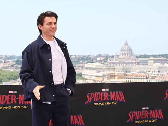 IPA85968678 - Rome, Hotel De la Ville, photocall for the movie Spider-Man: A New Beginning. Pictured: Tom Holland  Copyright: xMarcoxProvvisionatox xDxAvanzo Provvisionatox 85968678