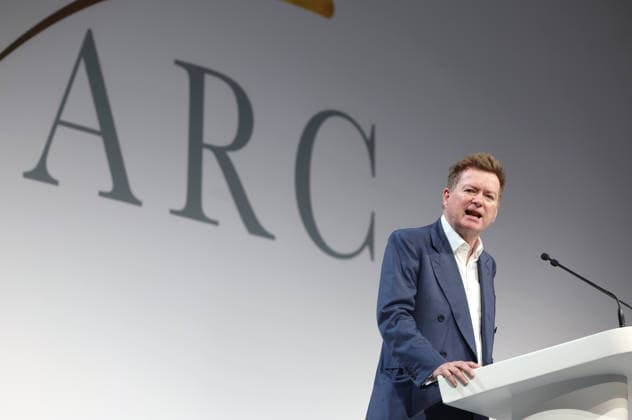 Paul Marshall speaks at the Alliance for Responsible Citizenship Conference 2026. Image Licensed to Parsons Media. 23 06 2026. London, United Kingdom. The Alliance for Responsible Citizenship Conference 2026. Olympia London.  Copyright: xAndrewxParsonsx xParsonsxMediax PAR-9216-0030