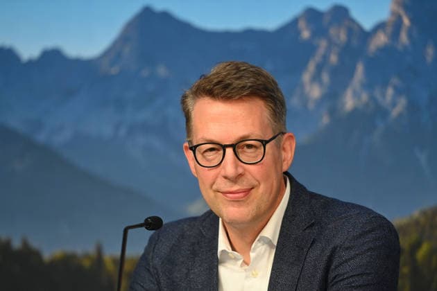 Markus BLUME (CSU,Bayerischer Staatsminister für Wissenschaft und Kunst), Einzelbild,angeschnittenes Einzelmotiv,Portraet,Portrait,Porträt. Pressekonferenz der Bayerischen Staatsregierung nach Kabinettssitzung am 23.06.2026 im Prinz Carl Palais in Muenchen. *** Markus BLUME, CSU, Bavarian Minister of State for Science and the Arts; single image, cropped close-up, portrait; Press conference of the Bavarian State Government following the cabinet meeting on June 23, 2026, at the Prinz Carl Palais in Munich,detected_source_language
