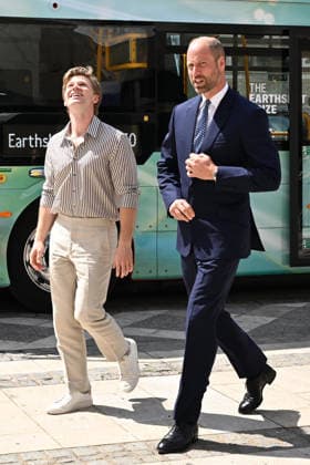 William, Prince of Wales arrives with Robert Irwin to take part in The Earthshot Prize Impact Assembly in London Featuring: Robert Irwin, William, Prince of Wales Where: London, United Kingdom When: 23 Jun 2026 Credit: Cover Images EDITORIAL USE ONLY. NOT FOR USE BY NEWSPAPERS BASED IN THE UK. Copyright: xx coverimg55796323