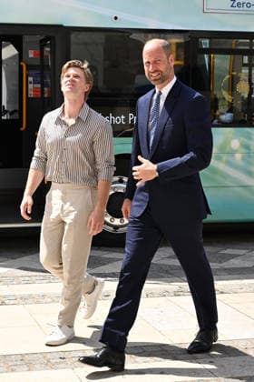 William, Prince of Wales arrives with Robert Irwin to take part in The Earthshot Prize Impact Assembly in London Featuring: Robert Irwin, William, Prince of Wales Where: London, United Kingdom When: 23 Jun 2026 Credit: Cover Images EDITORIAL USE ONLY. NOT FOR USE BY NEWSPAPERS BASED IN THE UK. Copyright: xx coverimg55796326