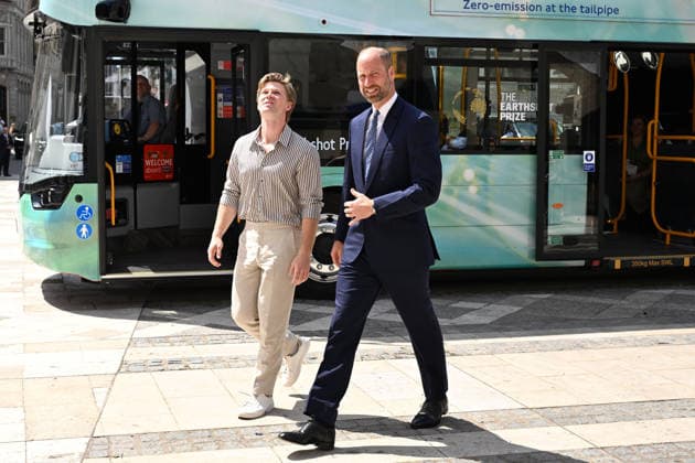 William, Prince of Wales arrives with Robert Irwin to take part in The Earthshot Prize Impact Assembly in London Featuring: Robert Irwin, William, Prince of Wales Where: London, United Kingdom When: 23 Jun 2026 Credit: Cover Images EDITORIAL USE ONLY. NOT FOR USE BY NEWSPAPERS BASED IN THE UK. Copyright: xx coverimg55796328