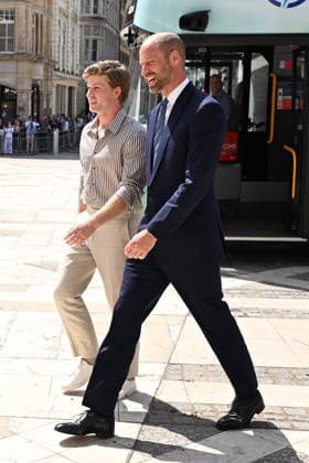 William, Prince of Wales arrives with Robert Irwin to take part in The Earthshot Prize Impact Assembly in London Featuring: Robert Irwin, William, Prince of Wales Where: London, United Kingdom When: 23 Jun 2026 Credit: Cover Images EDITORIAL USE ONLY. NOT FOR USE BY NEWSPAPERS BASED IN THE UK. Copyright: xx coverimg55796332