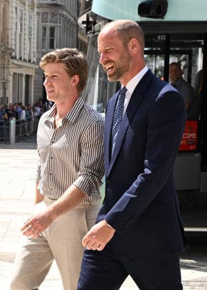 William, Prince of Wales arrives with Robert Irwin to take part in The Earthshot Prize Impact Assembly in London Featuring: Robert Irwin, William, Prince of Wales Where: London, United Kingdom When: 23 Jun 2026 Credit: Cover Images EDITORIAL USE ONLY. NOT FOR USE BY NEWSPAPERS BASED IN THE UK. Copyright: xx coverimg55796333