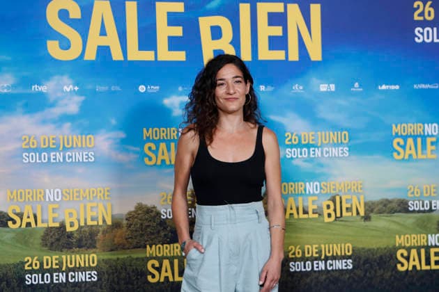 June 23, 2026, Madrid, Madrid, Spain: Spanish actress TAMARA CASELLAS poses for the media during the photocall for the presentation of the movie Morir no siempre sale bien held at Leclab Madrid. Directed by Claudia Pinto the black comedy film tells the story of two families from different social backgrounds forced to interact after the kidnapping of a corpse. The cinematic project explores social differences through irony and empathy offering a critical portrait of modern society. Madrid Spain - ZUMAo127 20260623_zep_o127_045 Copyright: xHugoxOrtunox