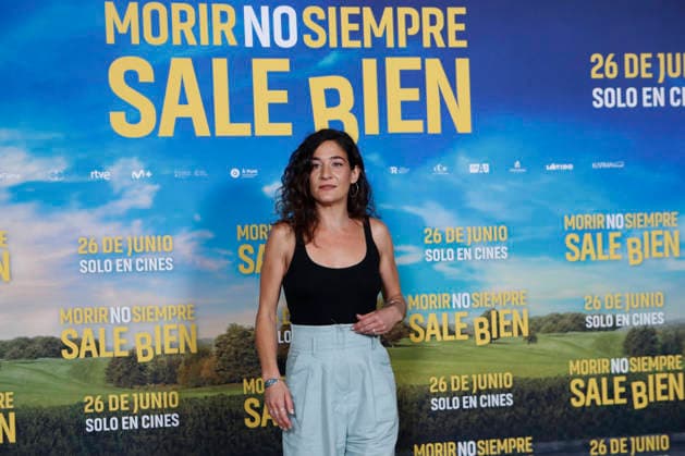 June 23, 2026, Madrid, Madrid, Spain: Spanish actress TAMARA CASELLAS poses for the media during the photocall for the presentation of the movie Morir no siempre sale bien held at Leclab Madrid. Directed by Claudia Pinto the black comedy film tells the story of two families from different social backgrounds forced to interact after the kidnapping of a corpse. The cinematic project explores social differences through irony and empathy offering a critical portrait of modern society. Madrid Spain  - ZUMAo127 20260623_zep_o127_052 Copyright: xHugoxOrtunox