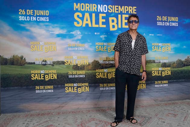 June 23, 2026, Madrid, Madrid, Spain: Spanish actor JUAN CARLOS VELLIDO poses for the media during the photocall for the presentation of the movie Morir no siempre sale bien held at Leclab Madrid. Directed by Claudia Pinto the black comedy film tells the story of two families from different social backgrounds forced to interact after the kidnapping of a corpse. The cinematic project explores social differences through irony and empathy offering a critical portrait of modern society. Madrid Spain  - ZUMAo127 20260623_zep_o127_054 Copyright: xHugoxOrtunox