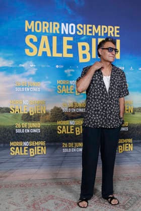 June 23, 2026, Madrid, Madrid, Spain: Spanish actor JUAN CARLOS VELLIDO poses for the media during the photocall for the presentation of the movie Morir no siempre sale bien held at Leclab Madrid. Directed by Claudia Pinto the black comedy film tells the story of two families from different social backgrounds forced to interact after the kidnapping of a corpse. The cinematic project explores social differences through irony and empathy offering a critical portrait of modern society. Madrid Spain  - ZUMAo127 20260623_zep_o127_062 Copyright: xHugoxOrtunox