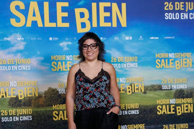June 23, 2026, Madrid, Madrid, Spain: Director CLAUDIA PINTO poses for the media during the photocall for the presentation of her latest movie Morir no siempre sale bien held at Leclab Madrid. The black comedy film tells the story of two families from different social backgrounds forced to interact after the kidnapping of a corpse. The cinematic project explores social differences through irony and empathy offering a critical portrait of modern society. Madrid Spain  - ZUMAo127 20260623_zep_o127_068 Copyright: xHugoxOrtunox