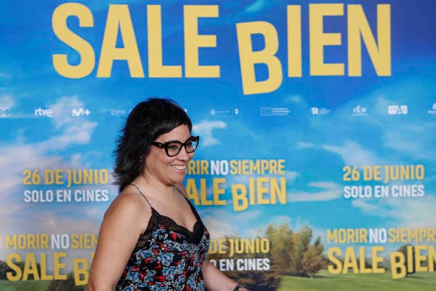 June 23, 2026, Madrid, Madrid, Spain: Director CLAUDIA PINTO poses for the media during the photocall for the presentation of her latest movie Morir no siempre sale bien held at Leclab Madrid. The black comedy film tells the story of two families from different social backgrounds forced to interact after the kidnapping of a corpse. The cinematic project explores social differences through irony and empathy offering a critical portrait of modern society. Madrid Spain  - ZUMAo127 20260623_zep_o127_079 Copyright: xHugoxOrtunox