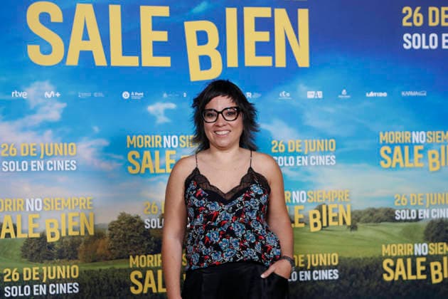June 23, 2026, Madrid, Madrid, Spain: Director CLAUDIA PINTO poses for the media during the photocall for the presentation of her latest movie Morir no siempre sale bien held at Leclab Madrid. The black comedy film tells the story of two families from different social backgrounds forced to interact after the kidnapping of a corpse. The cinematic project explores social differences through irony and empathy offering a critical portrait of modern society. Madrid Spain - ZUMAo127 20260623_zep_o127_072 Copyright: xHugoxOrtunox