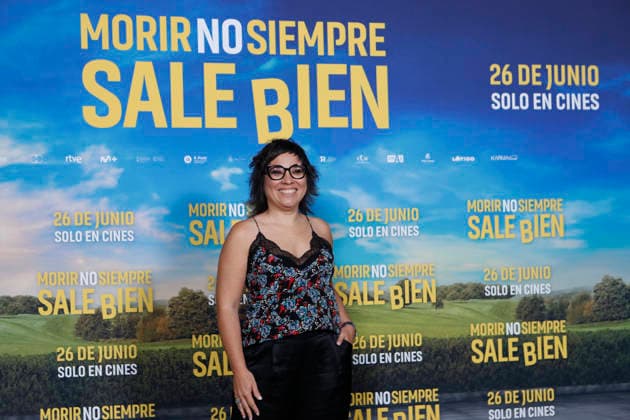 June 23, 2026, Madrid, Madrid, Spain: Director CLAUDIA PINTO poses for the media during the photocall for the presentation of her latest movie Morir no siempre sale bien held at Leclab Madrid. The black comedy film tells the story of two families from different social backgrounds forced to interact after the kidnapping of a corpse. The cinematic project explores social differences through irony and empathy offering a critical portrait of modern society. Madrid Spain - ZUMAo127 20260623_zep_o127_073 Copyright: xHugoxOrtunox