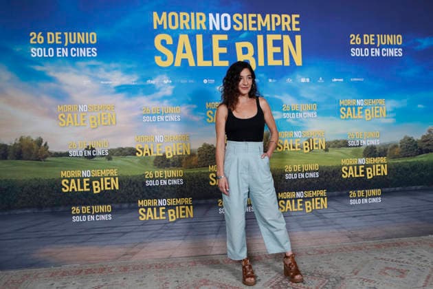 June 23, 2026, Madrid, Madrid, Spain: Spanish actress TAMARA CASELLAS poses for the media during the photocall for the presentation of the movie Morir no siempre sale bien held at Leclab Madrid. Directed by Claudia Pinto the black comedy film tells the story of two families from different social backgrounds forced to interact after the kidnapping of a corpse. The cinematic project explores social differences through irony and empathy offering a critical portrait of modern society. Madrid Spain - ZUMAo127 20260623_zep_o127_032 Copyright: xHugoxOrtunox