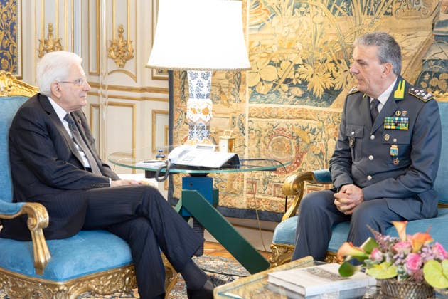 June 23, 2026, Rome, Rome, Italy: President of the Republic Sergio Mattarella meets with Andrea De Gennaro, Commander General of the Guardia di Finanza, on the occasion of the 252nd anniversary of the Corps establishment. Rome, June 23, 2026 *** Local Caption *** Il Presidente della Repubblica Sergio Mattarella incontra Andrea De Gennaro, Comandante Generale della Guardia di Finanza, in occasione del 252Ã‚Â° anniversario della costituzione del Corpo Rome Italy  - ZUMAa289 20260623_zia_a289_033 Copyright: xFrancescoxAmmnedolax xAgfx